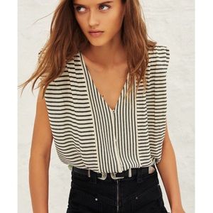 ba&sh ecru long cardigan - sweater vest top